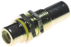 Przejściówka, adapter RCA Lyndahl [1x złącze żeńskie RCA/cinch - 1x złącze żeńskie RCA/cinch]  złoty, żółty