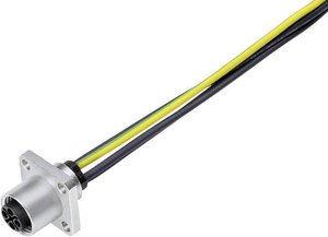 Złącze męskie okrągłe miniaturowe  binder 09 0692 070 04, styki:3, 630 V, 12 A, 1 szt.