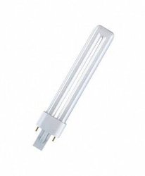 OSRAM lampa energooszczędna G23 9 W = 60 W ciepła biel EEK: G (A - G) lampa energooszczędna OSRAM 230 V ciepła biel W kształcie pręta 4050300006000 1 szt.