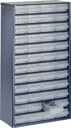 Szafka z szufladami raaco 1248-01 137393, Ilość przegród: 48, (D x S x W) 306 x 150 x 552 mm