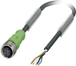 Kabel czujników/elementów wykonawczych Phoenix Contact SAC-4P- 5,0-PUR/M12FS 1668124 Ilość styków: 4 1 szt.