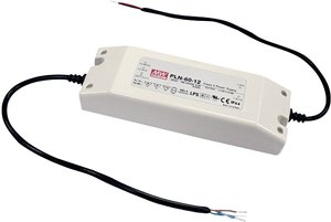 Mean Well PLN-60-12 Sterownik LED, Transformator LED Stałonapięciowy, Stałonaprądowy 60 W 0 - 5 A 8.4 - 12 V/DC Układ PFC, Zabezpieczenie przed przeciążeniem, Ściemniacz 1 szt.