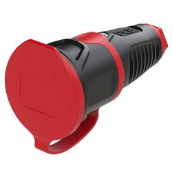 Złącze 2511-sr TAURUS2 - gumowe z pokrywą na pasku Złącze z uziemieniem PCE 2511-sr, IP54