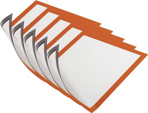 Durable 486909 DURAFRAME MAGNETIC A4 - 4869 Ramka magnetyczna DIN A4 pomarańczowy (S x W) 238 mm x 324 mm 5 szt.