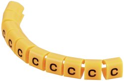 Oznacznik kablowy  TRU COMPONENTS  TC-MB1/C203 pomarańczowy 1593406 Zawartość: 10 szt.