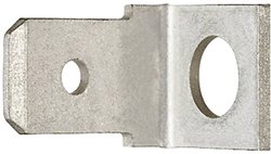 Wtyk płaski męski Klauke 2080, 6,3 x 0,8 mm, 45 °, 4.3 mm