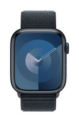 Apple Watch Series 9 GPS + Cellular 45 mm Aluminiowa obudowa Midnight z pętlą sportową Midnight Apple Watch Series 9 GPS + Cellular 45 mm Obudowa aluminiowa Sport Loop Północ