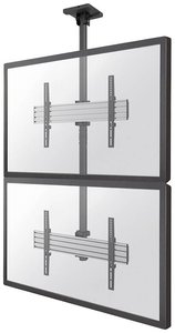 Uchwyt sufitowy do ściany wideo Neomounts Pro NMPRO-C12 do 2 monitorów o przekątnej do 165,1 cm (65 cali) Uchwyt do monitora, sufitowy Neomounts NMPRO-C12, 81,3 cm (32'') - 165,1 cm (65'')
