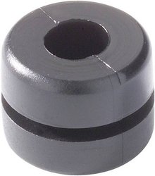 Przepusty HellermannTyton, HV1212-PVC-BK-N1, 633-02120, (Ø x W) 9 mm x 7 mm, czarny, 1 szt.