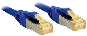 Kabel LAN LINDY 47282, 1 szt., RJ45, CAT 6a (CAT 7), S/FTP, 7.50 m, niebieski
