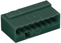 Złącze do puszki podtynkowej WAGO 243-208, PIN: 8, 100 V/AC, 6 A, 1 szt.