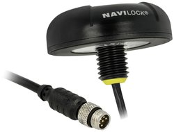 Szeregowy odbiornik GNSS Navilock NL-3331 M8 MT3333 0,5 m Odbiornik GPS Navilock NL-3331 M8, czarny