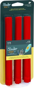 Filament do drukarek 3D PLA 3Doodler 3DS-ECO03-RED-75, czerwony