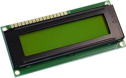 Wyświetlacz LCD Display Elektronik DEM16216SYH-PY żółto-zielony 16 x 2 Pixel (S x W x G) 80 x 36 x 7.6 mm