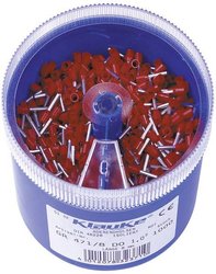 Zestaw końcówek rurkowych Klauke GR4718DO, 1 mm² - 1 mm², 1000 Teile