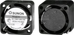 Wentylator osiowy Sunon MF17080V21000UA99, 5 V/DC, 1.18 m³/h, (D x S x W) 17 x 17 x 8 mm