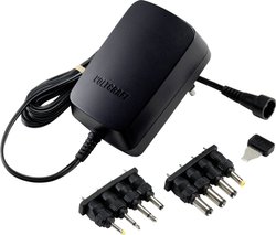 Zasilacz wtyczkowy, regulowany VOLTCRAFT USPS-1500N, 18 W, 1.5 A, NV/AV