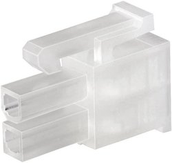 Obudowa złącza pin żeńskiego na kabel TE Connectivity 794954-2, Ilość pinów 2, Wymiary siatki: 4.20 mm, 1 szt.