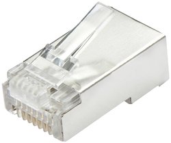 Złącze męskie RJ45 LINDY 62406, RJ45 Cat5e, CAT 5e, piny:8, 10 szt.