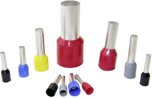 Końcówka rurkowa WKK Ce 005008W-C, Izolowane częściowo, 0.50 mm²  x 8 mm, 100 szt.