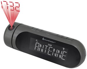 Radiobudzik Soundmaster UR6700AN DAB+/FM-RDS z projekcją Radiobudzik soundmaster UR6700AN DAB+, UKW  czarny