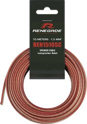 Kabel głośnikowy Renegade REN7510SC 1,5 mm² Renegade REN1510SC Kabel cinch 10.00 m