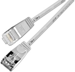 Kabel LAN Slim Wirewin PKW-LIGHT-STP-K6 1.0, 1 szt., RJ45, CAT 6, U/FTP, 1.00 m, szary