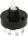 Przełącznik obrotowy C & K Switches H20407RR05Q, 125 V, 125 V/DC, 12 A, Pozycje przełączenia 4, 1 x 45 °, 1 szt.