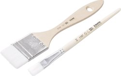 Profesjonalna szeroka szczotka syntetyczna, 2 części Pędzel szeroki ZAHN Pinsel E10710-13 1 zest.