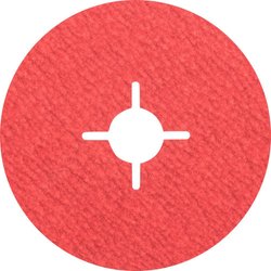 Tarcza fibrowa z ziarnem ceramicznym Ø 115 mm CO-COOL 120 do zimnego szlifowania stali nierdzewnej Tarcza ścierna PFERD FS 115-22 CO-COOL 120 64182111 25 szt.