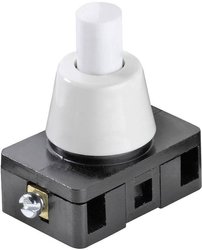 Przełącznik wciskany zatrzask interBär 8001-007.01, 1 x wł/wył, 1 szt.