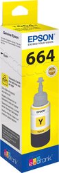 Epson Zestaw do napełnienia T6644, 664 tusz oryginalny  Żółty C13T66444010
