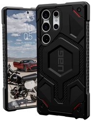 Urban Armor Gear Monarch Obudowa outdoorowa Samsung Galaxy S23 Ultra czarny Ładowarka indukcyjna, Odporny na wstrząsy