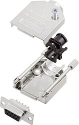 Zestaw listew żeńskich D-Sub encitech DTZK09-DMS-K 6355-0002-31, rzędy: 2, styki: 9, 180 °, 1 zest.