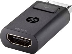 Przejściówka, adapter HP F3W43AA HP DP to HDMI 1.4 Adapter, [1x złącze żeńskie HDMI - 1x złącze męskie DisplayPort]