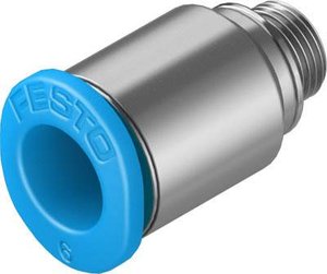 Łącznik prosty FESTO QSM-M5-6-I    Średnica rury: 6 mm  Rozmiar gwintu: M5 1 szt.