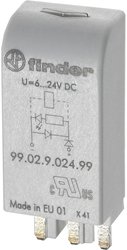 Finder 99.02.0.230.98 Moduł LED+VAR. 110-240V AC/DC