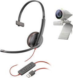 Zestaw słuchawkowy On Ear POLY 2200-87120-025 2200-87120-025 Mono czarny
