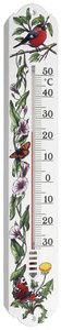 Analogowy termometr pokojowo-zewnętrzny 12.3040.21 z motywem ziół ogrodowych Termometr TFA Dostmann 12.3040.21, -30 - +50 °C