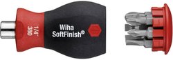 Wkrętak z magazynkiem Wiha 33744 do warsztatu 1/4'' (6,3 mm) DIN 3126, DIN ISO 1173