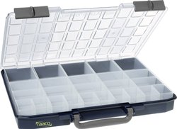 Walizka raaco CarryLite 55 5x10-25/2 136273, Ilość przegród: 25, (S x W x G) 413 x 57 x 330 mm