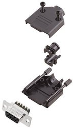 Zestaw listew żeńskich D-Sub Amphenol L17DTPK-P-15+L77DA15SST, rzędy: 2, styki: 15, 180 °, 1 szt.