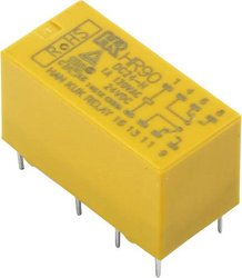Przekaźnik drukowany HR90-DC12H HR90-DC12H, monostabilny, 1 cewka, 220 V/DC, 250 V/AC, 2 A, 1 szt.