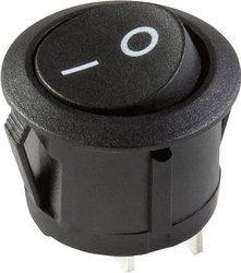 Przełącznik interBär 3630-006.22, 250 V/AC, 6.5 A, 1 x wył/wł, zatrzask, 1 szt.