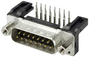 Złącze D-Sub Harting 09661237801 09 66 123 7801, rzędy: 2, styki: 9, 1 szt.