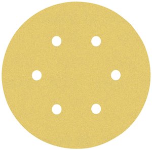 Zestaw papierów ściernych EXPERT C470 do szlifierki mimośrodowej, 150 mm, 6 otworów, G 60/120/240, 6 sztuk. Papier ścierny ekscentryczny zestaw Bosch Accessories EXPERT C470 2608900822 6 szt.
