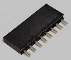 Listwa gniazdowa jednorzędowa 8-biegunowa, prosta, pozłacana, raster 2,5 mm, wysokość 8,5mm, nierozdzielny BKL Electronic 10122206 Listwa złączy żeńskich (standardowa) 1 szt.