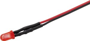 Lampka sygnalizacyjna LED TRU COMPONENTS TC-9323300, 4000 mcd, 12 V/DC, 5 mm