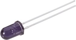 Nadajnik IR Vishay TSHA-6203, 5 mm, 12 °, 100 mA, 1.5 V