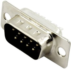 Złącze męskie D-Sub Connfly DS1033-09MBNSISS, rzędy: 2, styki: 9, 180 °, 1 szt.